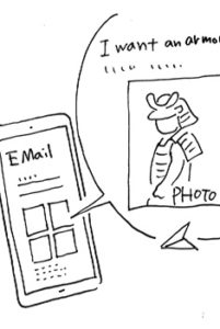 1 Email your image and size